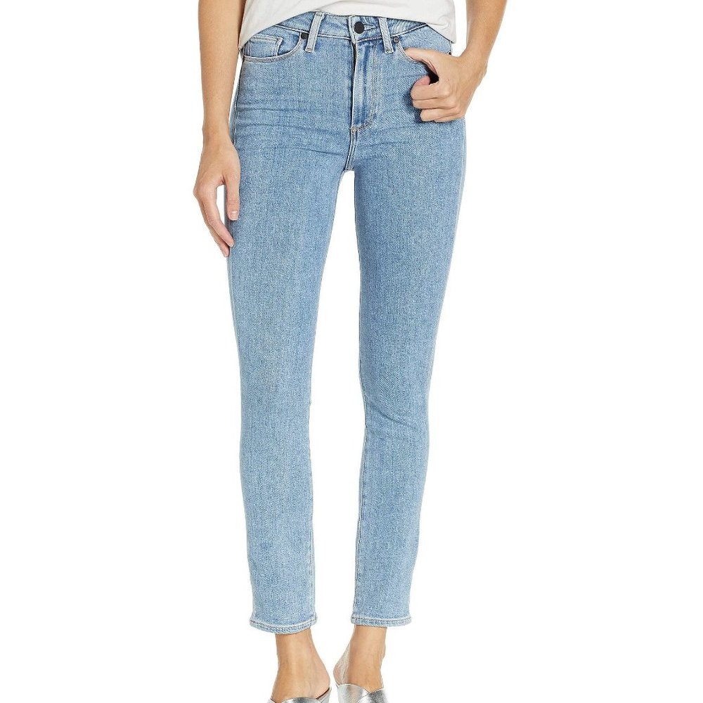 PAIGE - Blue Margot Ankle Peg Jean (26)